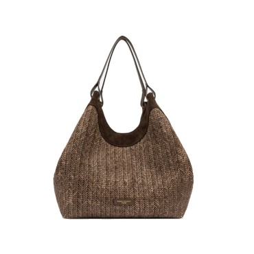 Gianni chiarini DUA shoulder bag in woven straw