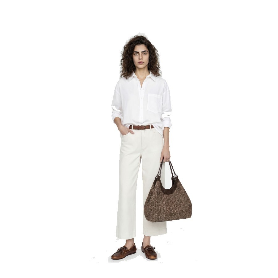 Gianni chiarini Borsa a spalla DUA in paglia intrecciata
