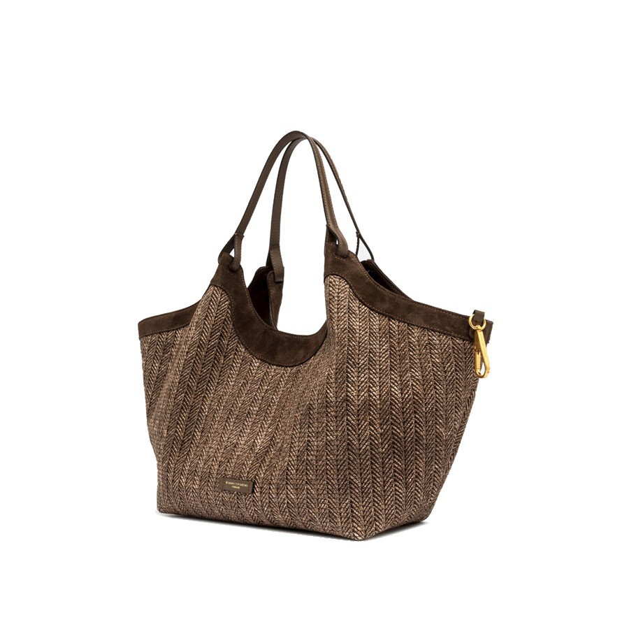 Gianni chiarini DUA shoulder bag in woven straw