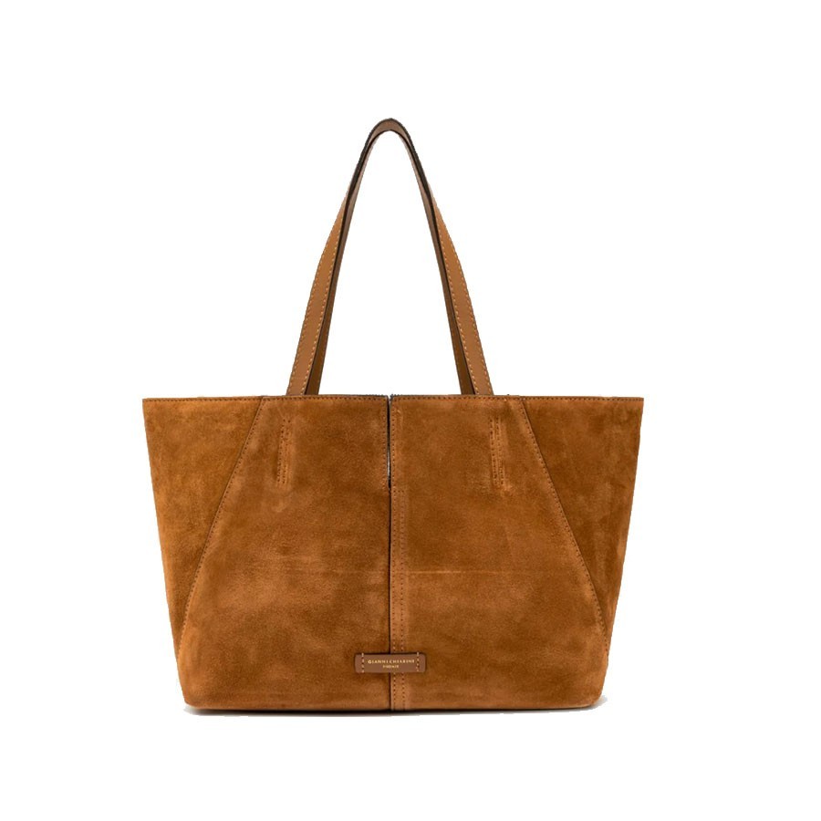 Gianni chiarini Borsa a spalla MAYA in suede caramel-Jeans