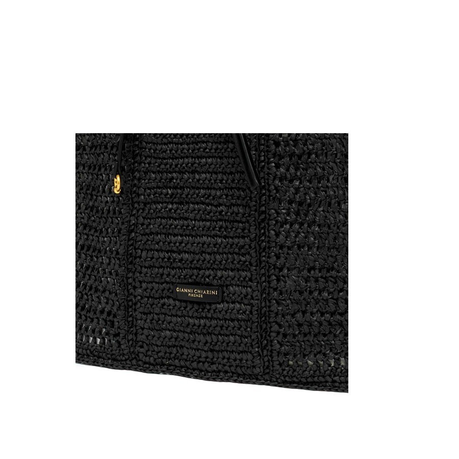 Gianni Chiarini Nefeli straw shoulder shopper