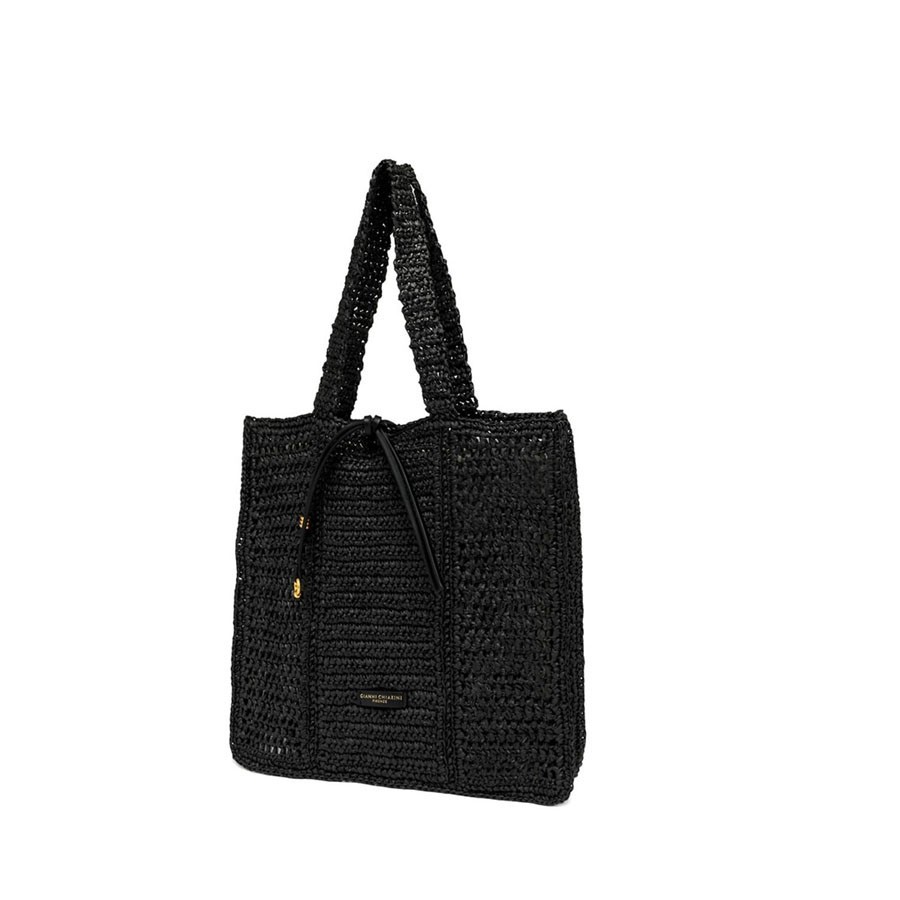 Gianni Chiarini Nefeli straw shoulder shopper