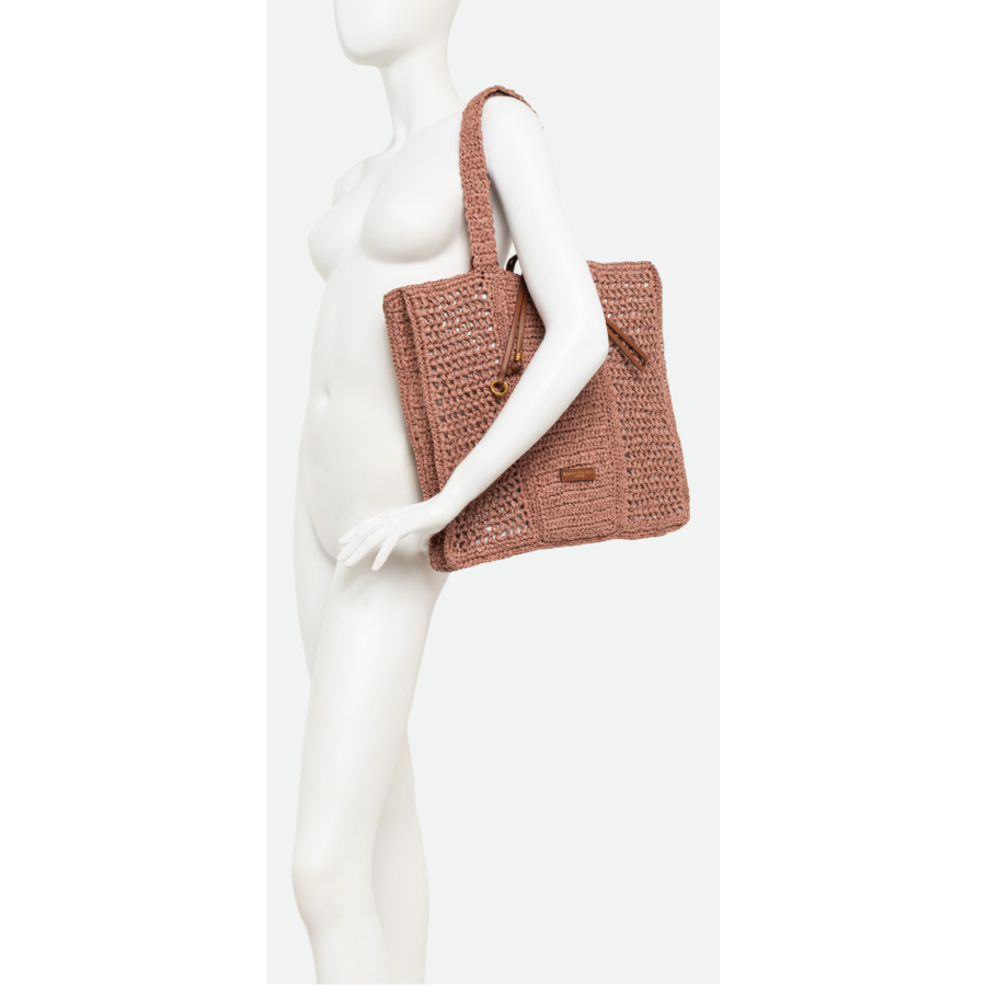 Gianni Chiarini Nefeli straw shoulder shopper