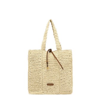 Gianni chiarini shopper a spalla in paglia