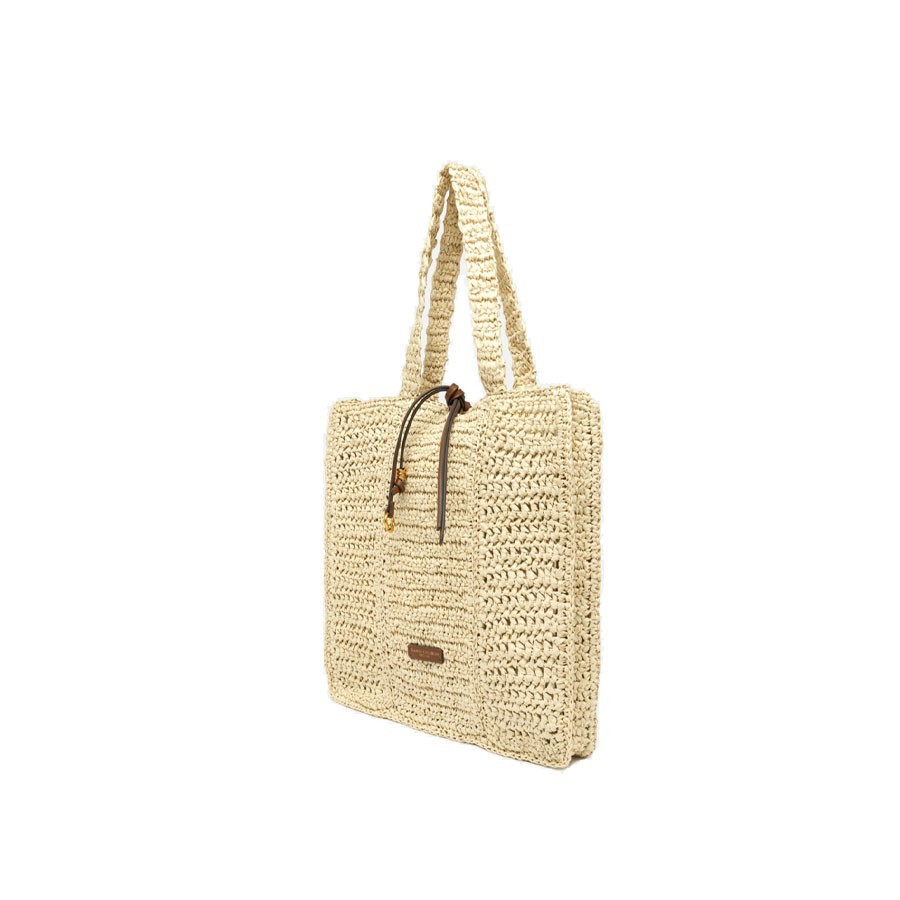 Gianni Chiarini Nefeli straw shoulder shopper