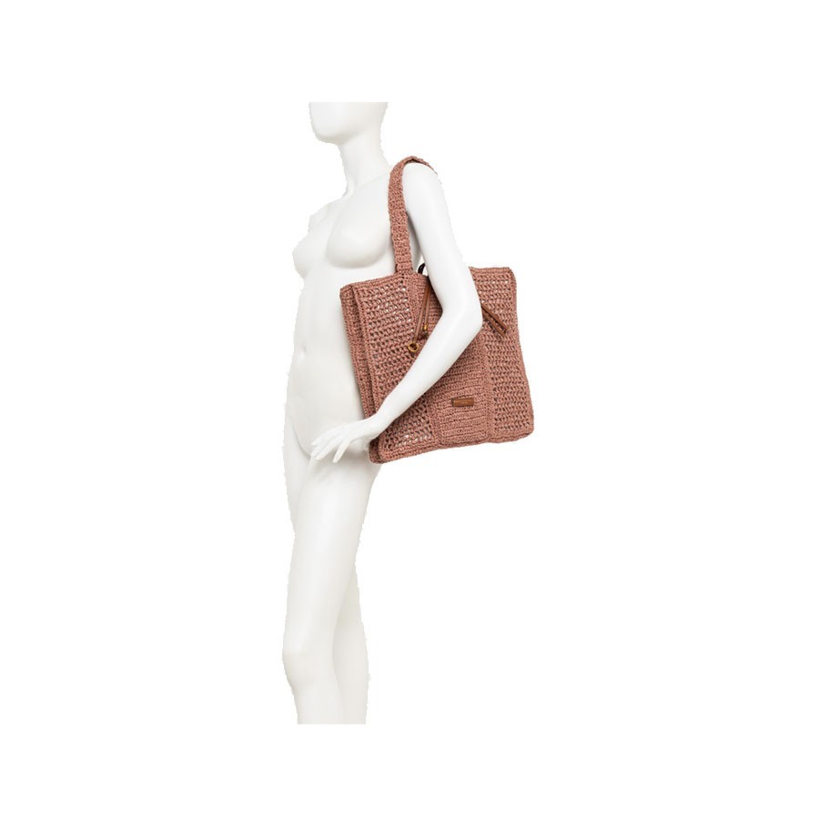 Gianni Chiarini Nefeli straw shoulder shopper