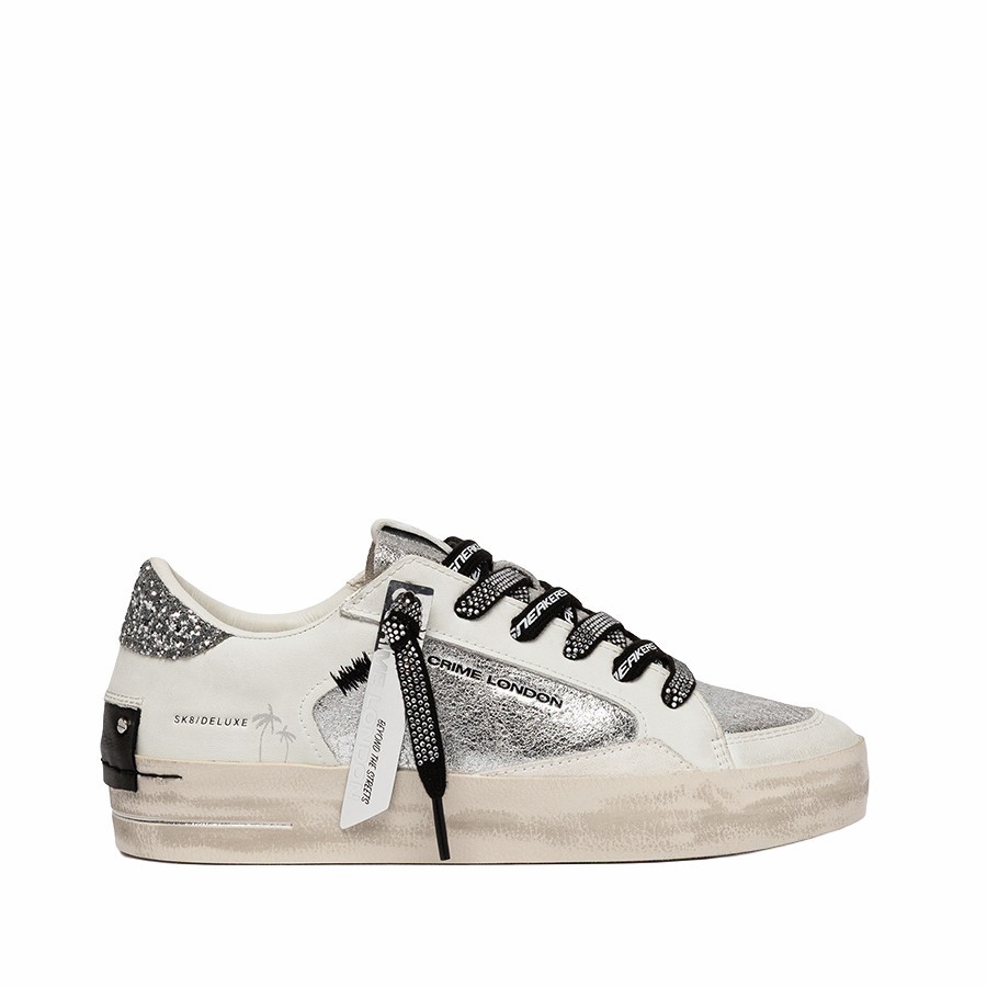 Crime London sneakers donna SK8 Deluxe Cold Hearted