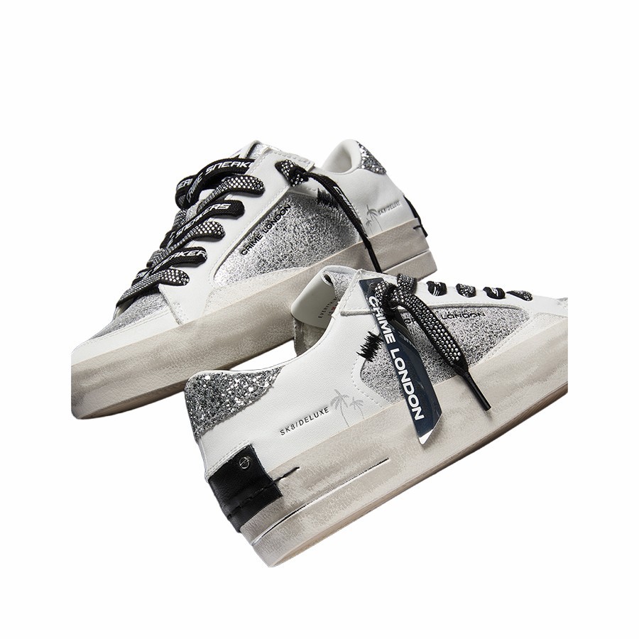 Crime London sneakers donna SK8 Deluxe Cold Hearted