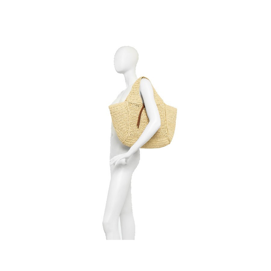Gianni chiarini NEFELI straw shoulder tote