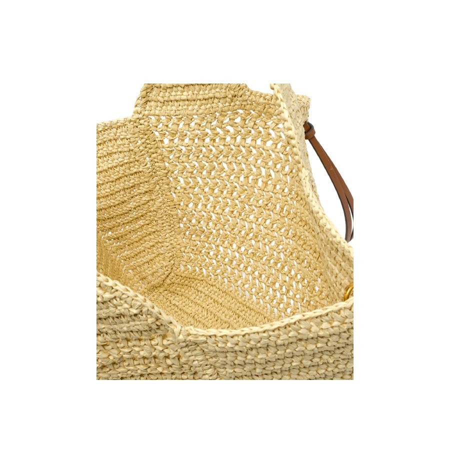 Gianni chiarini NEFELI straw shoulder tote