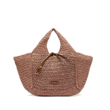 Gianni chiarini NEFELI straw shoulder tote