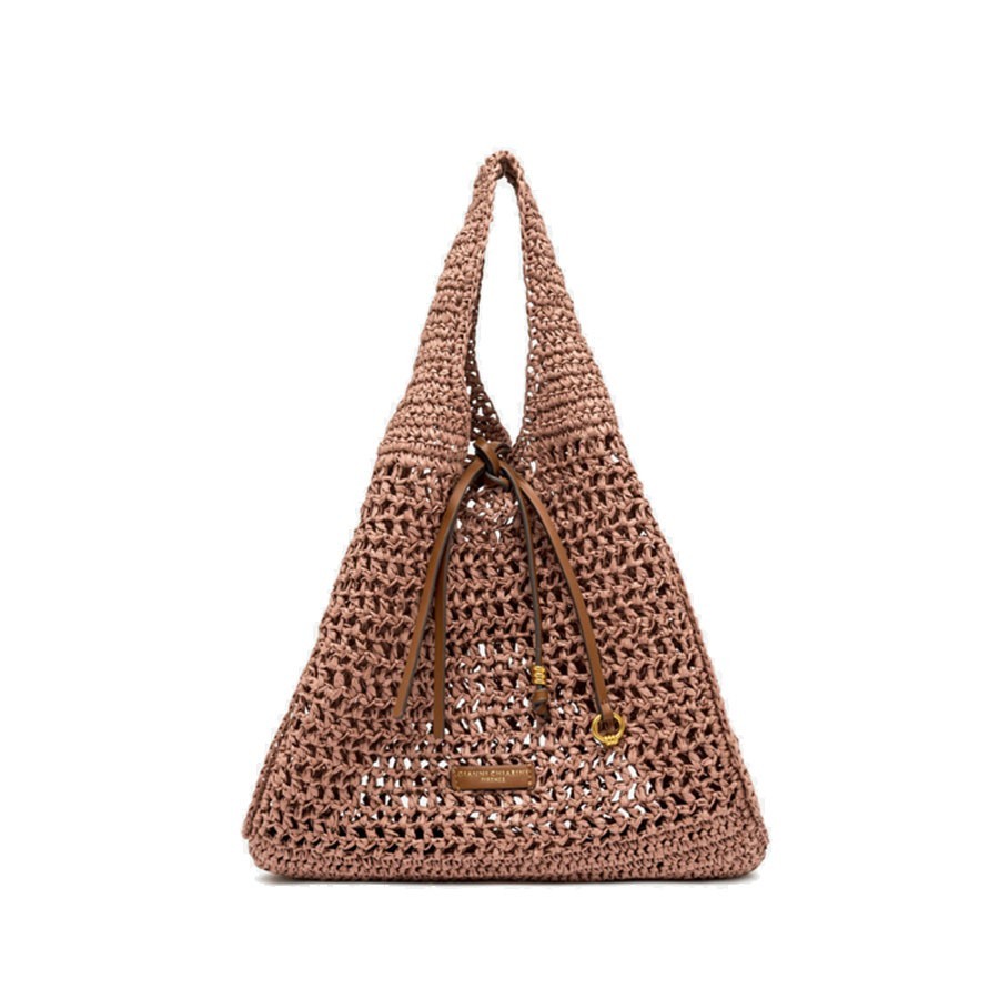 Gianni chiarini NEFELI straw shoulder tote