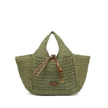 Gianni chiarini NEFELI straw shoulder tote