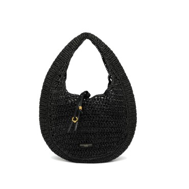 Gianni chiarini NEFELI straw shoulder tote