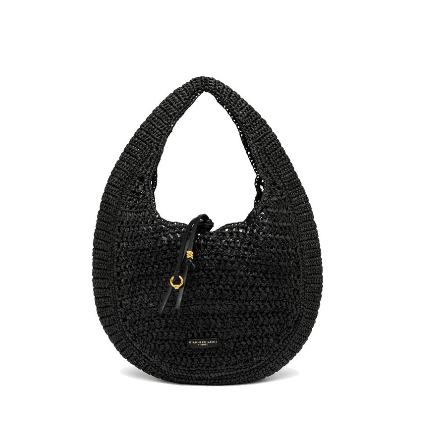 Gianni chiarini NEFELI straw shoulder tote