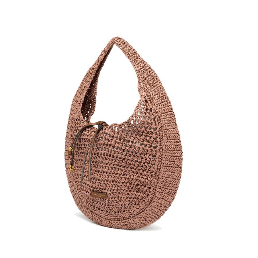 Gianni chiarini NEFELI straw shoulder tote