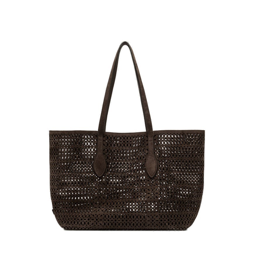 Gianni chiarini MASUP laserede suede shoulder bag