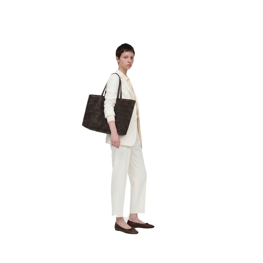 Gianni chiarini MASUP laserede suede shoulder bag