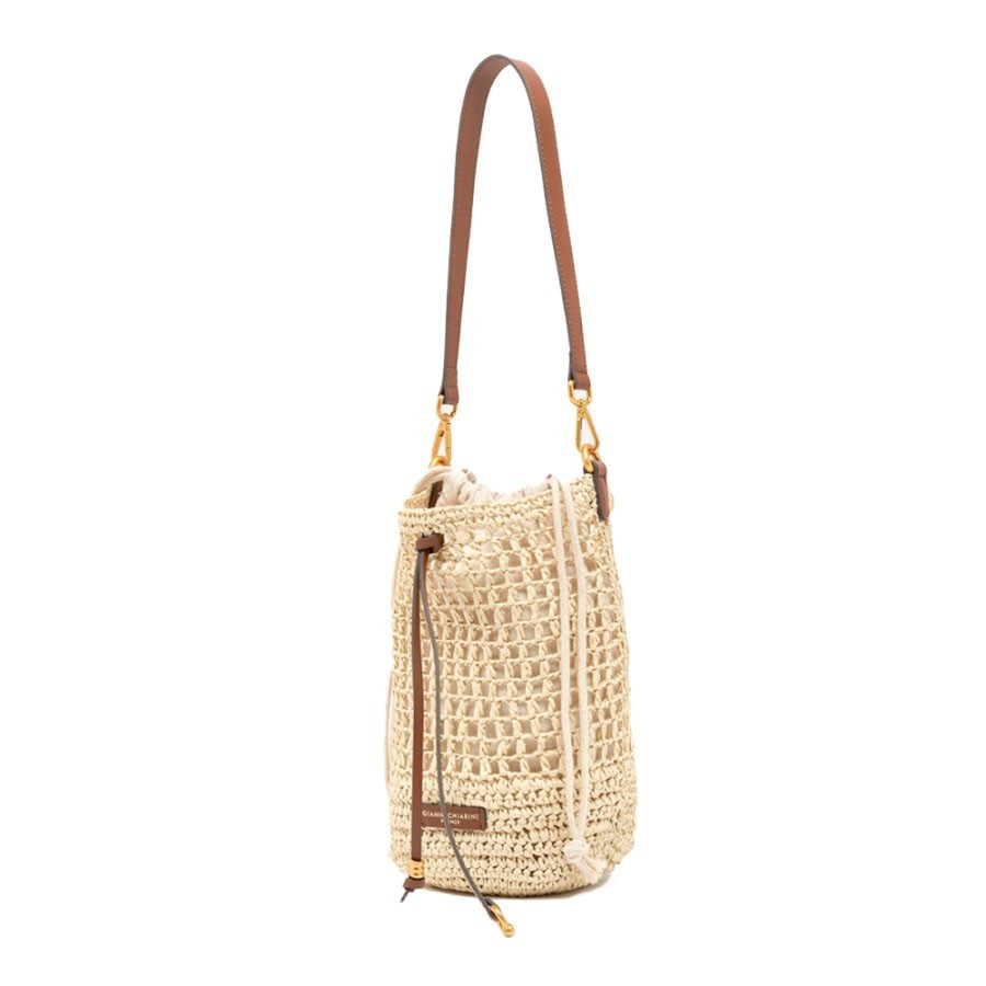 Gianni chiarini NEFILI woven straw bucket