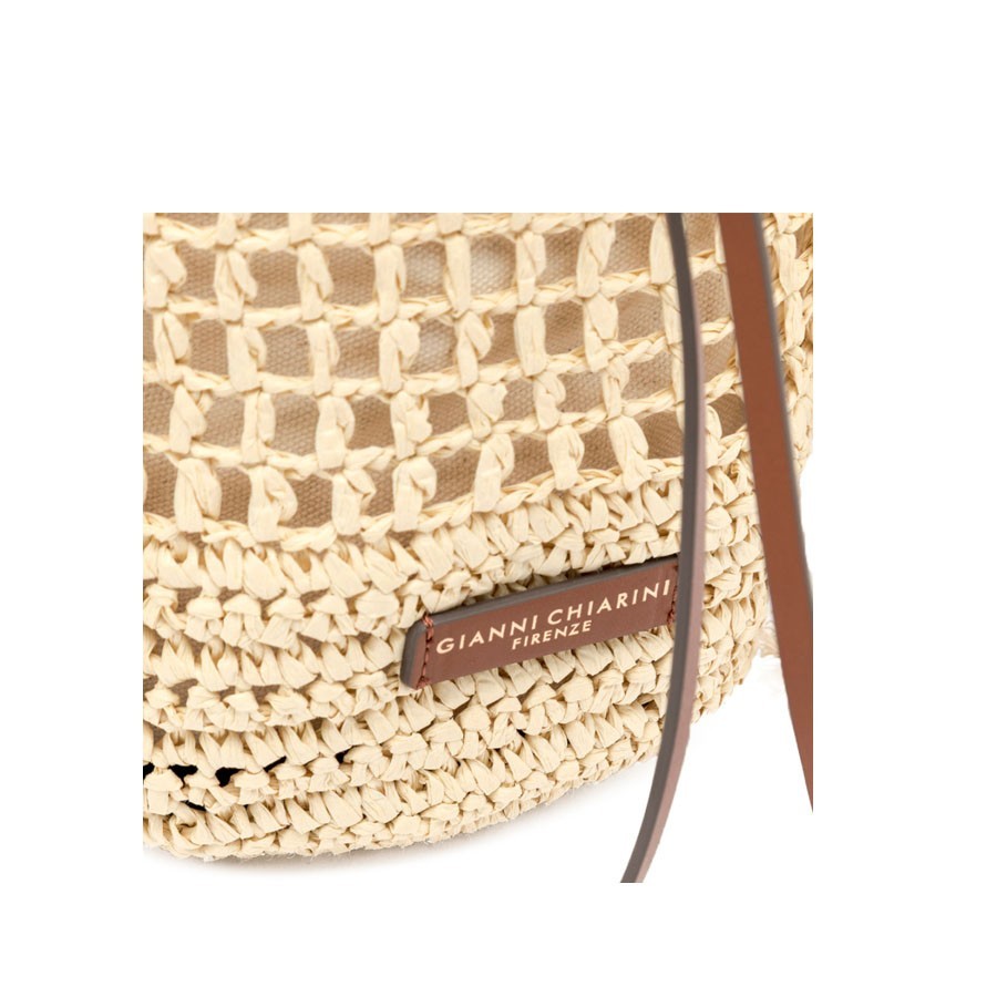 Gianni chiarini NEFILI woven straw bucket