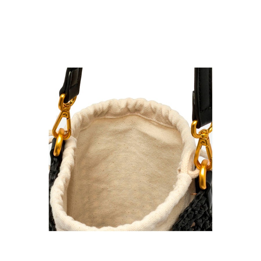 Gianni chiarini NEFILI woven straw bucket