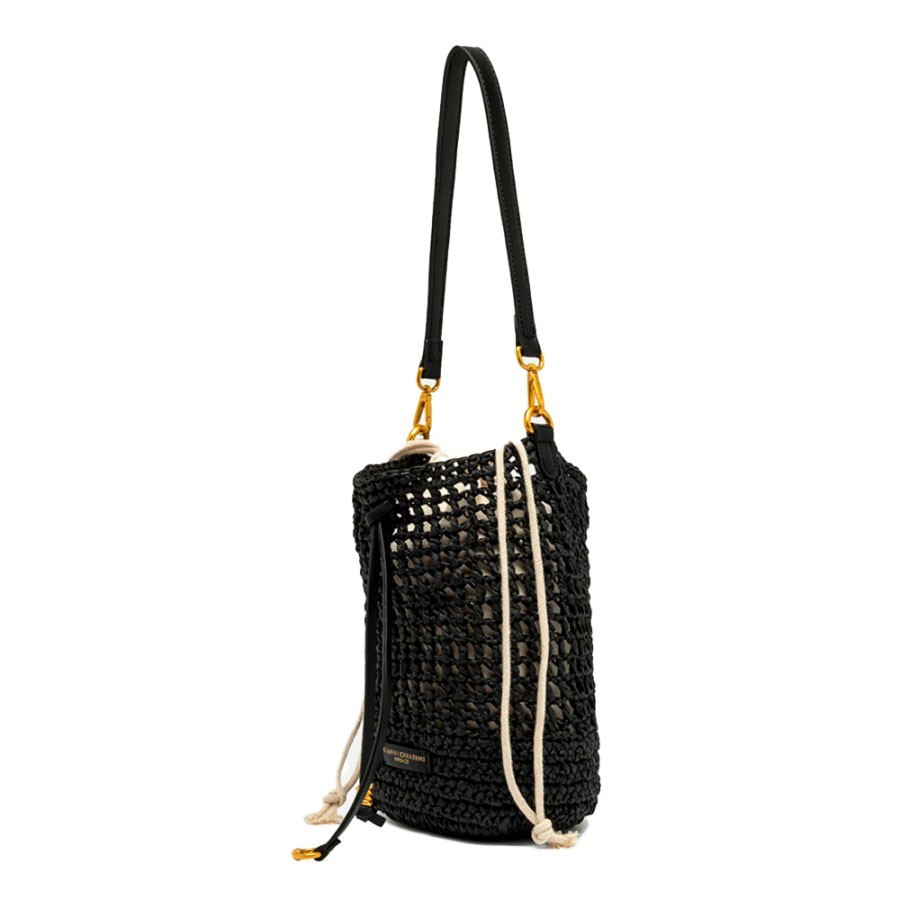 Gianni chiarini NEFILI woven straw bucket