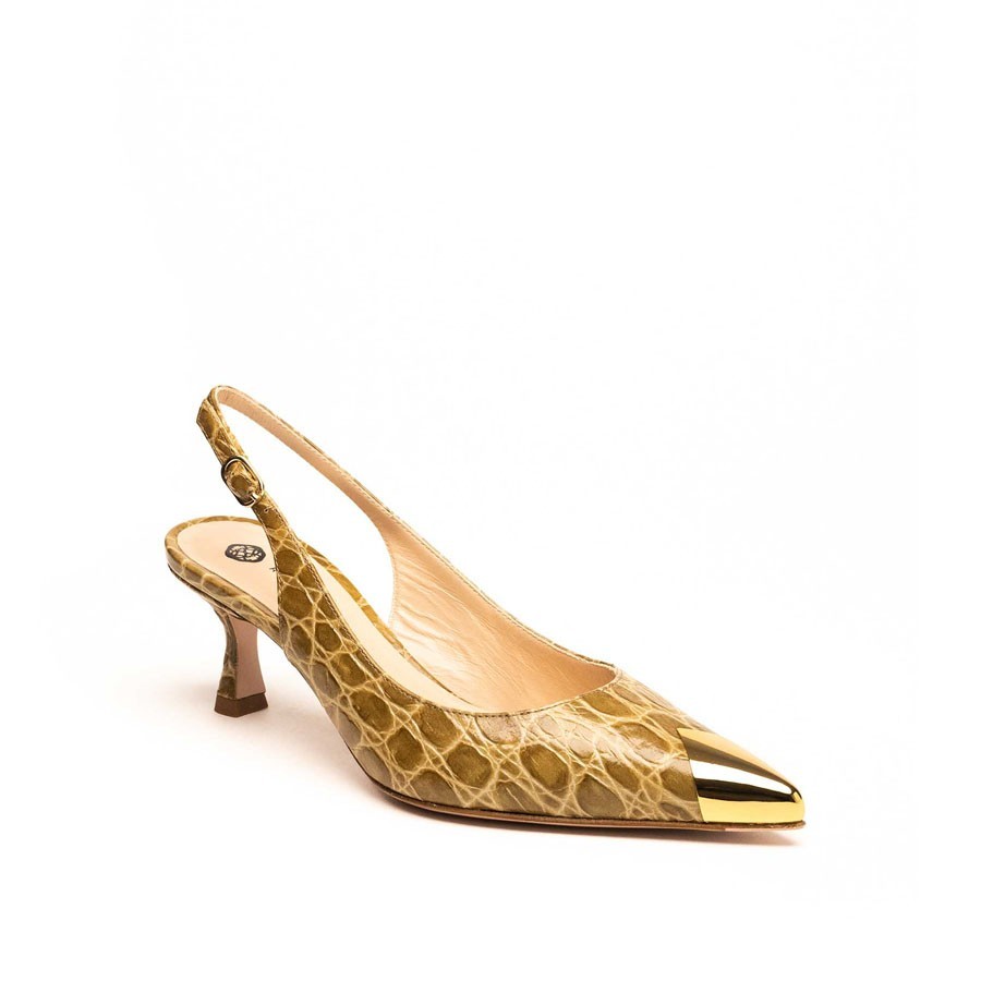 Roberto Festa chanel  BOAIRE in pelle stampa cocco verde