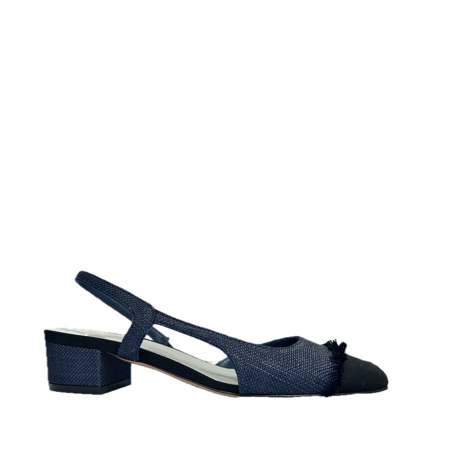 Roberto Festa Slingback ACANTO in blue fabric