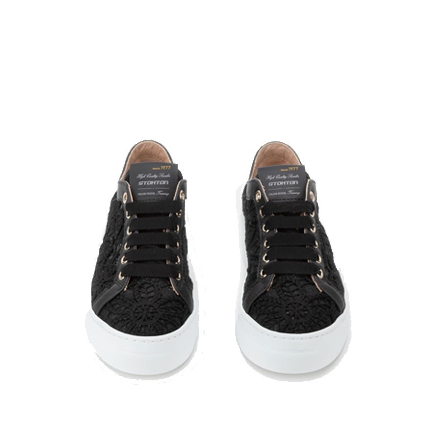 Sneakers donna Stokton DIVA in tessuto nero