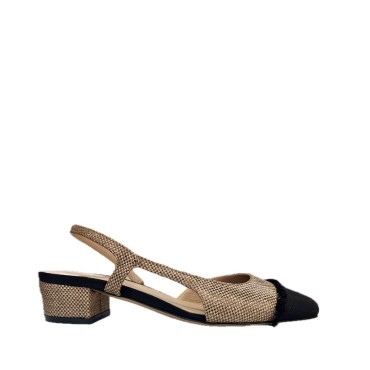 Roberto Festa Slingback ACANTO in bronze fabric