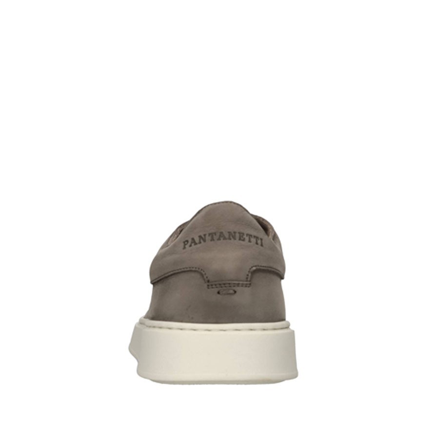 PANTANETTI men's slip-on in Kaki nubuck