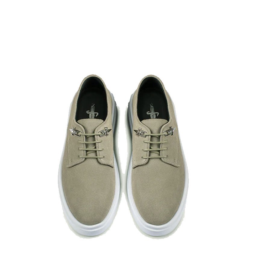 CESARE PACIOTTI sneakers uomo VENUS DERBY in camoscio  verde