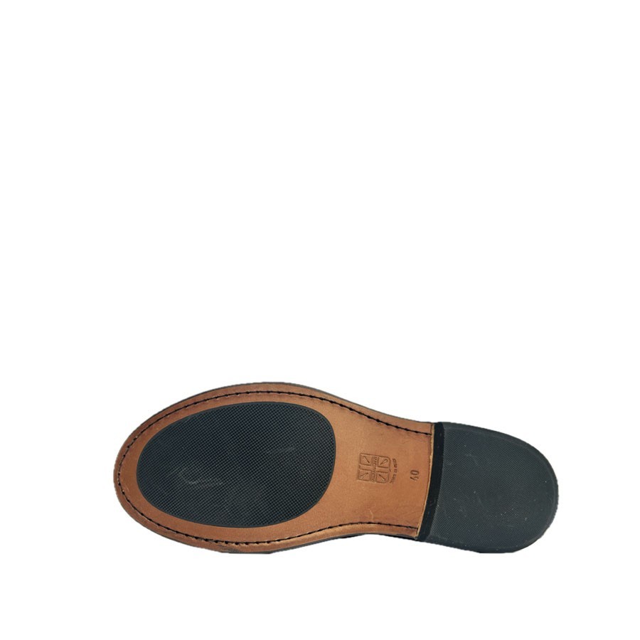 PANTANETTI uomo moccassino in pelle scamosciata delavè blu