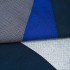 Fendi kefhia Sciarpa uomo 'Bag Bugs' misto seta lana blu grigio FXS2966X7