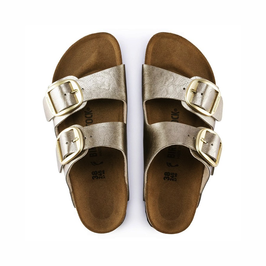 Birkenstock sandalo donna Arizona Big Buckle Birko-Flor Graceful Taupe