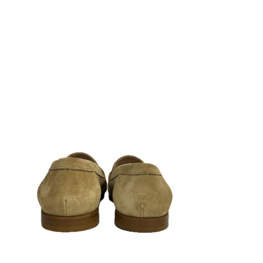 TUSCAN SOCKS Women's caramel suede moccasin