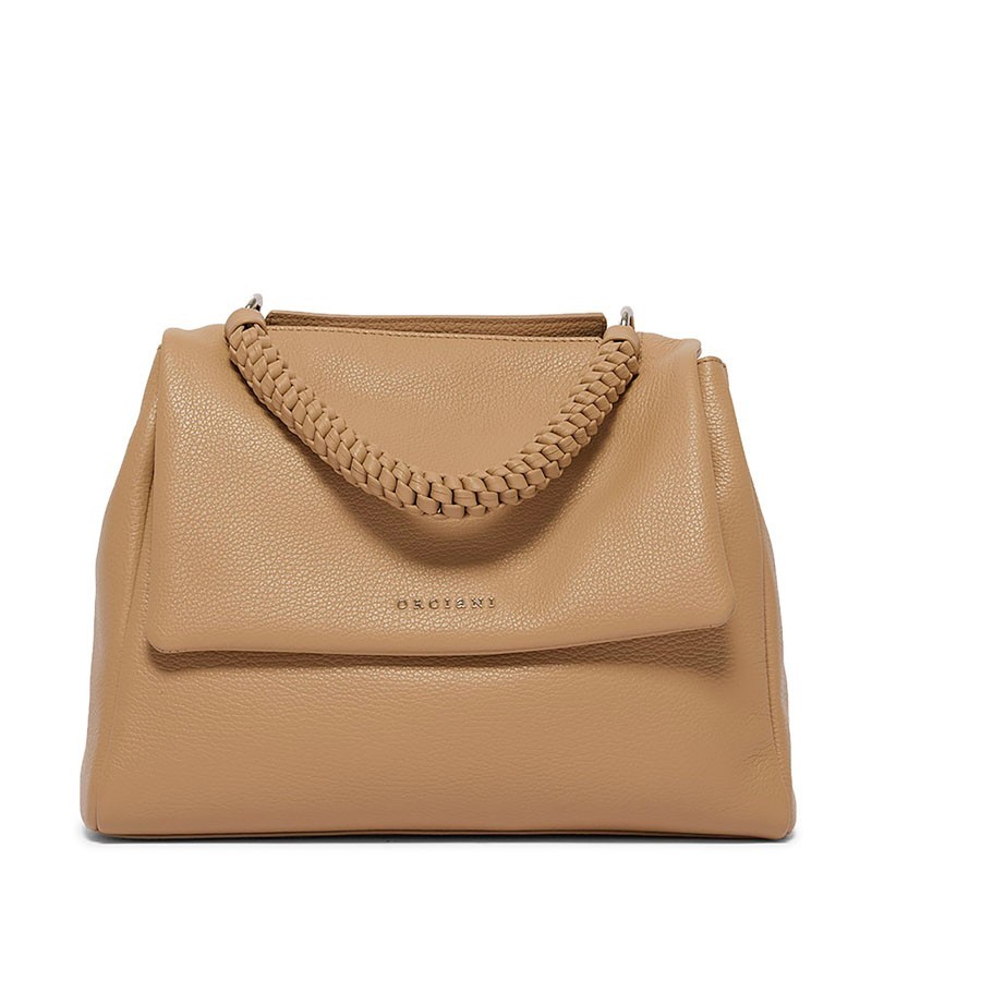 copy of ORCIANI Sveva Sense Scooby SMALL hand-hand leather bag with shoulder strap