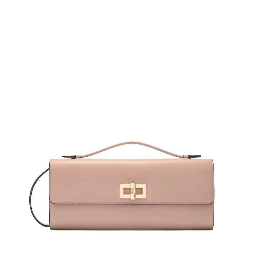 Furla Clara Leather Clutch