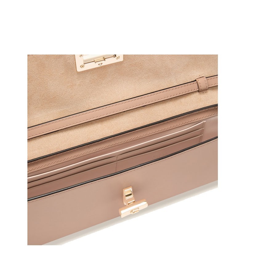 Furla Clara Leather Clutch