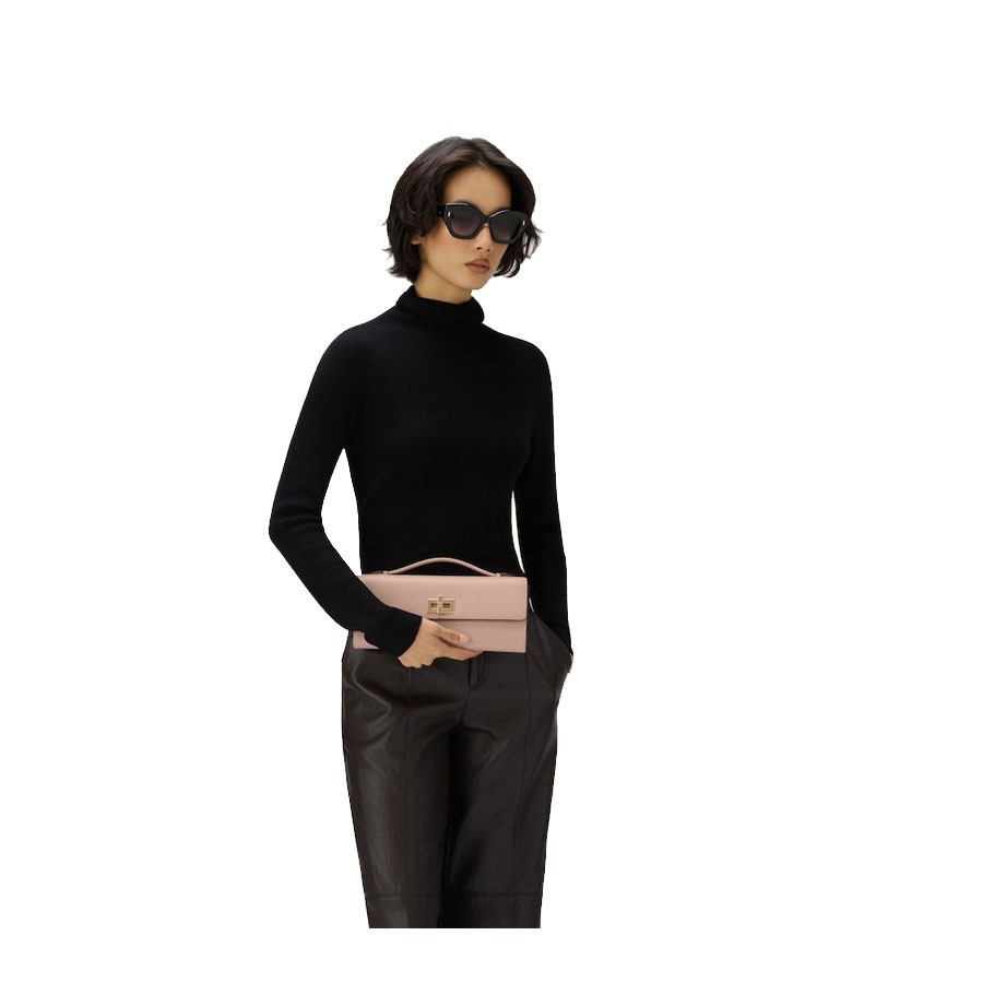 Furla Clara Leather Clutch