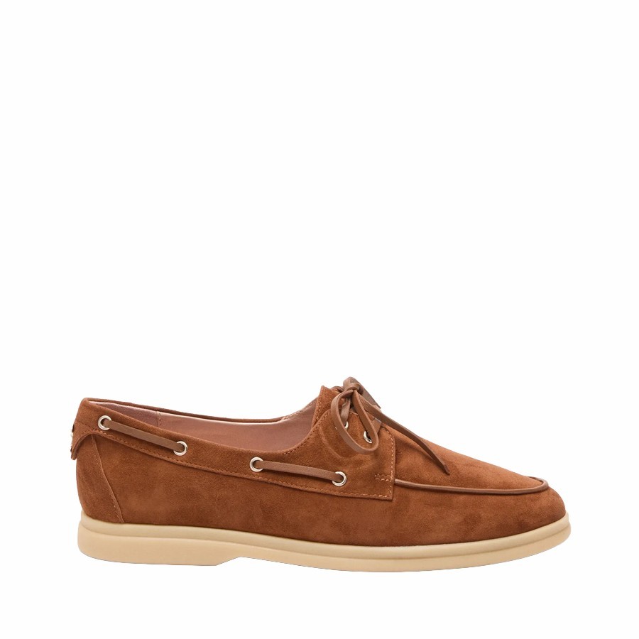Coccinelle scarpa da barca C-Cruise camoscio cognac