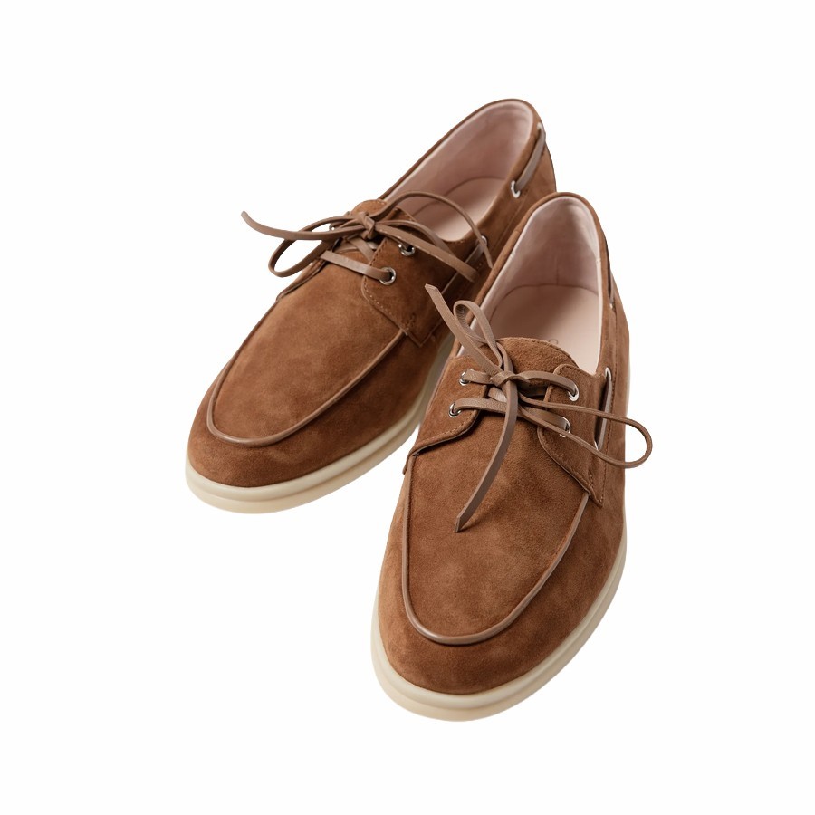Coccinelle scarpa da barca C-Cruise camoscio cognac