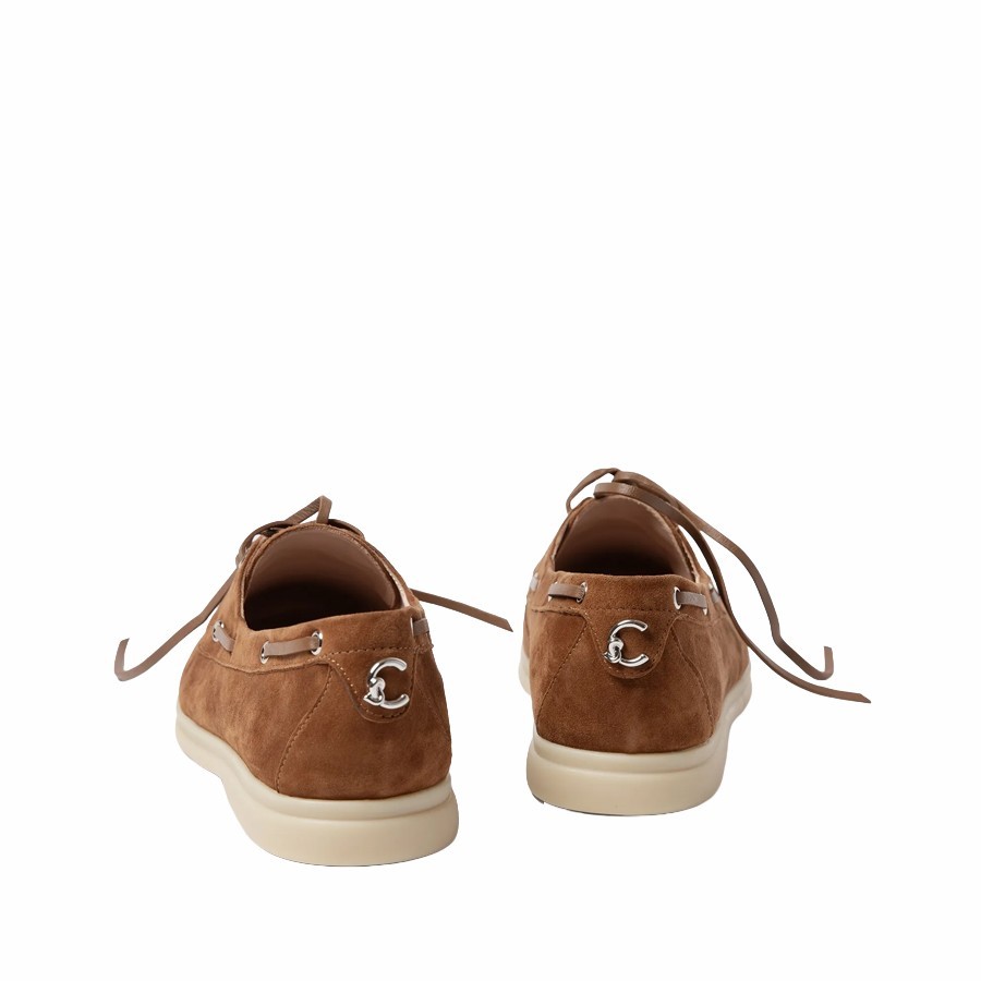 Coccinelle scarpa da barca C-Cruise camoscio cognac