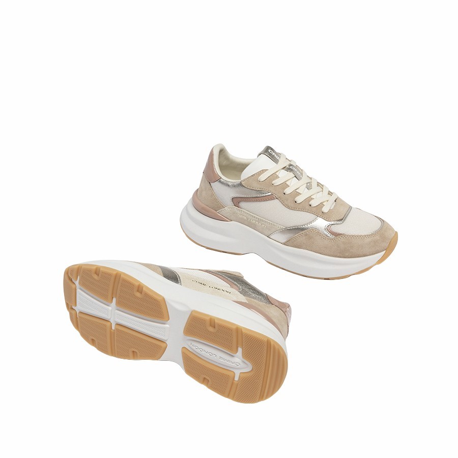Crime London sneakers donna Faith Nude Bliss