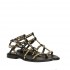 Ash PANDORA Sandalo donna fasce con borchie nero