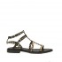 Ash PANDORA Sandalo donna fasce con borchie nero