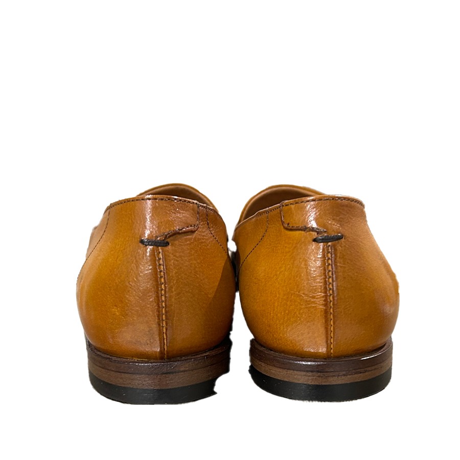 PANTANETTI mocassino donna ocra