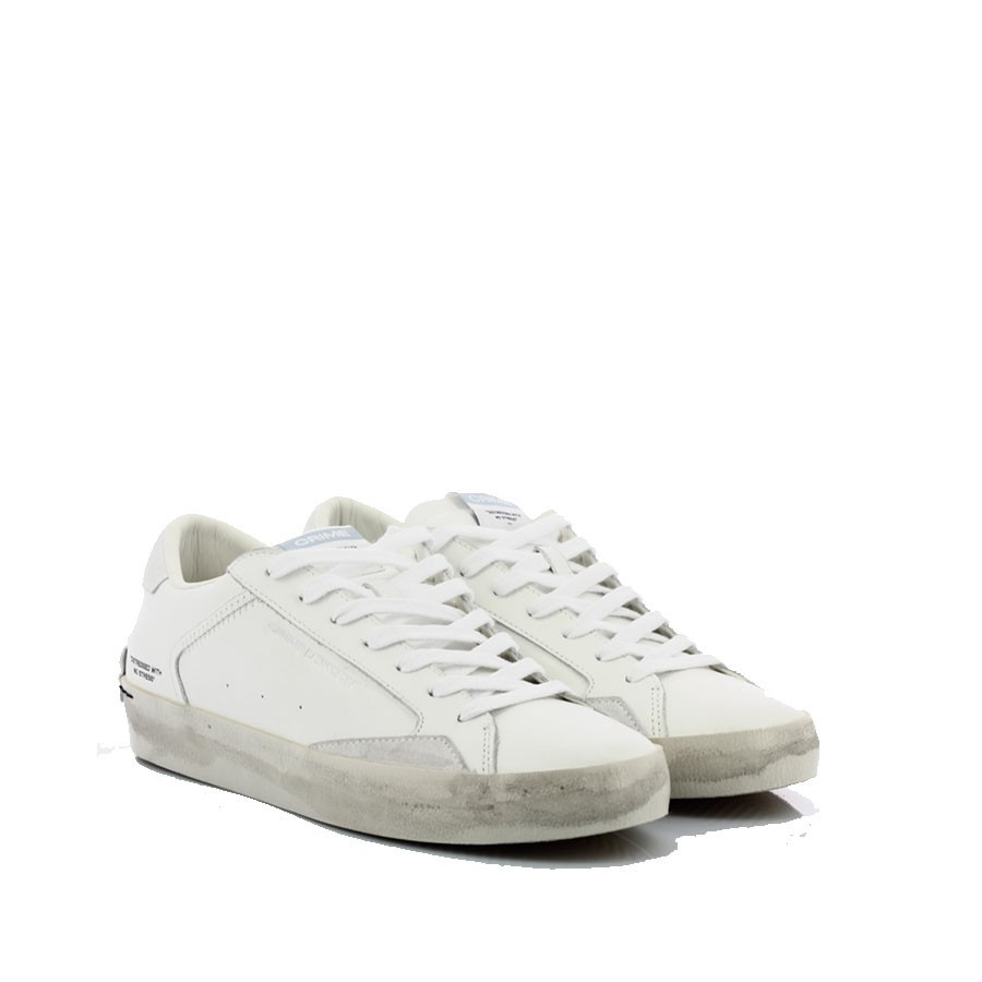 Crime London sneakers uomo DISTRESSED WHITE