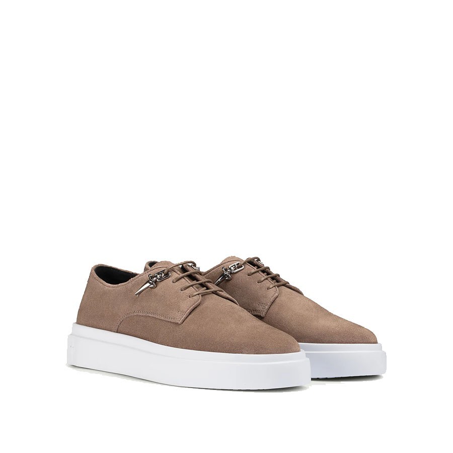 CESARE PACIOTTI men's sneakers VENUS DERBY in taupe suede