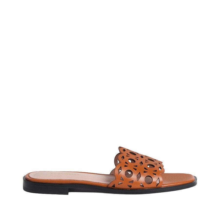 Coccinelle Essential crab flat sandal